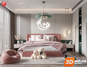 Children Room Scenes Skp FIles 